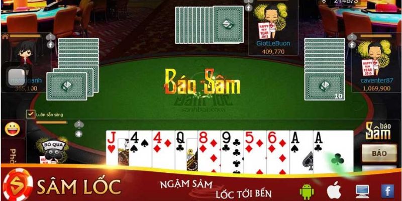 Sâm online chơi tất tay